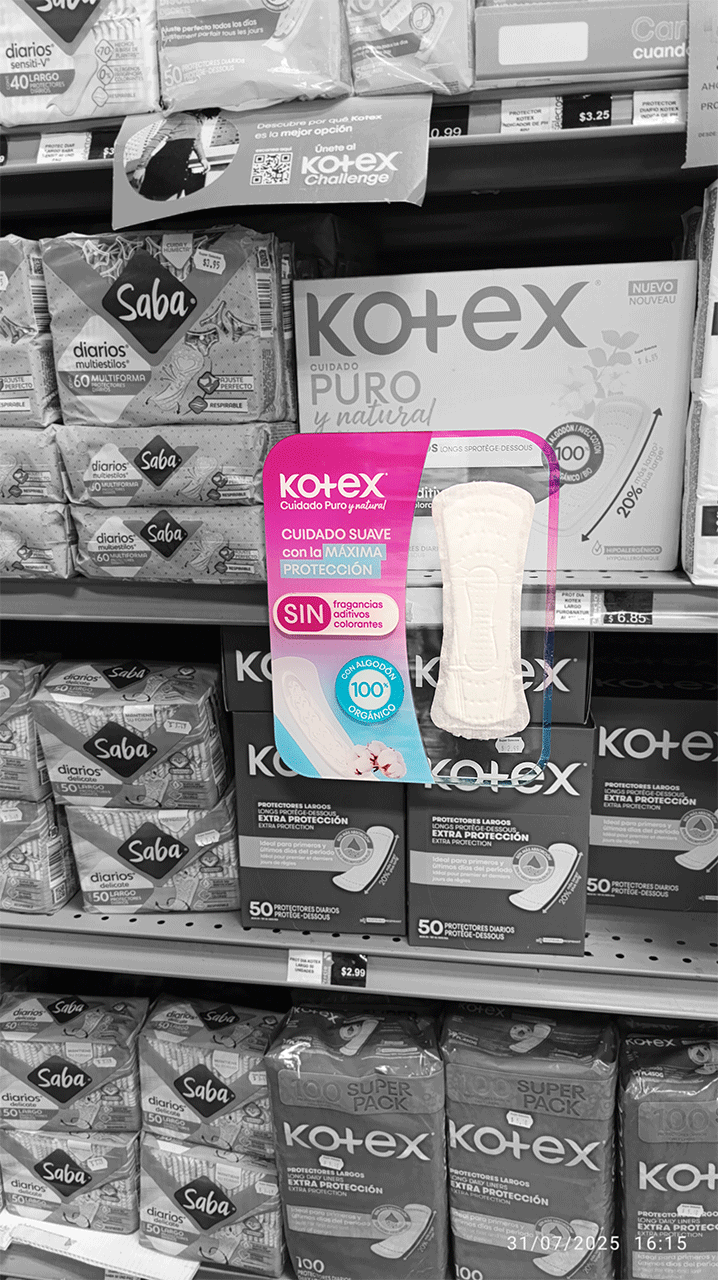Glorificador Kotex